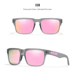 KDEAM High - Quality Polarized Men's Square Sunglasses with Reflective Mirrored Lenses and UV400 Protection (Only Sunglasses)
