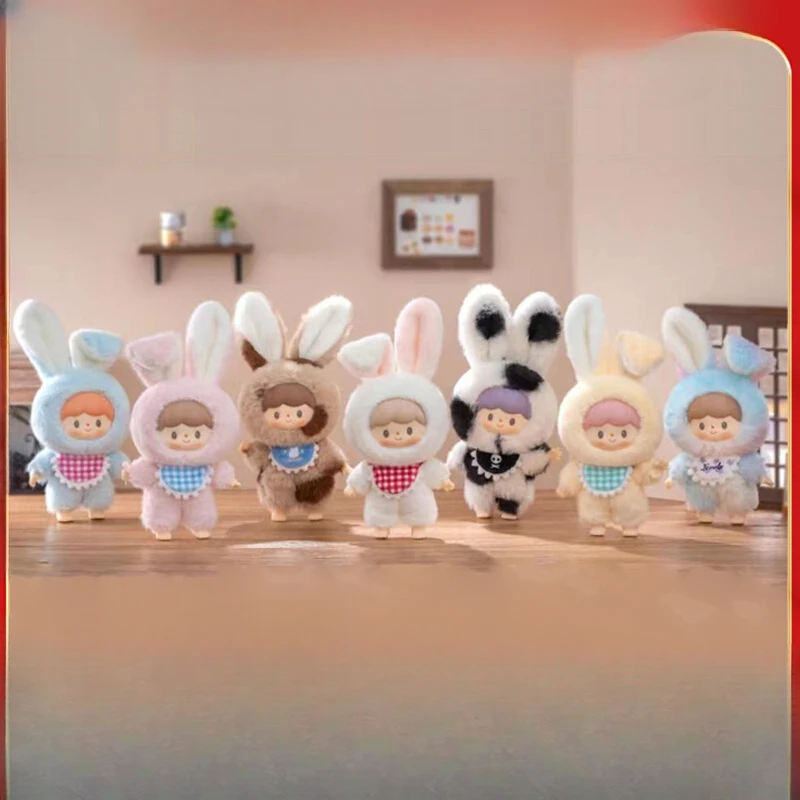 

ZZOTON Delicious Bunny Series Vinyl Plush Doll Blind Box Toys Mystery Box Cute Action Figure Desktop Ornament Kawaii Girl Gift