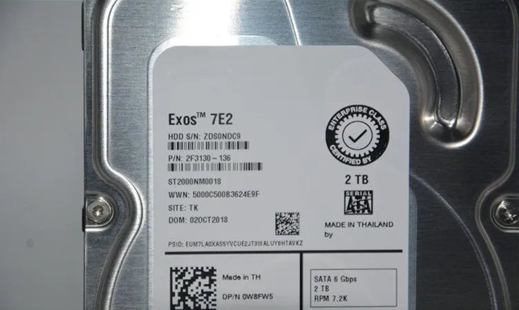 

0W8FW5 W8FW5 2T 2 ТБ 3,5 '7,2 K SATA серверы жесткий диск hdd