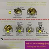 20pcs/100pcs Japan YKK Button Metal Copper Snap Button Strong S-spring Snap Button Clothing Luggage SW65 2