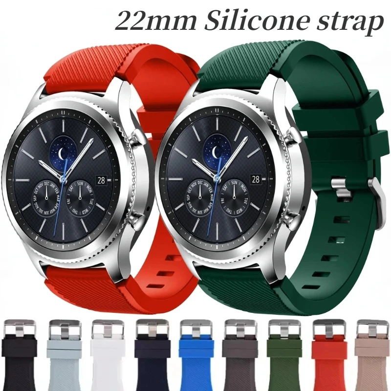 

Watch Bands For Samsung Galaxy Watch3 45mm Gear S3 Replacement band For Galaxy Watch 3 41mm 46 Wrist Strap Accessories Watchband