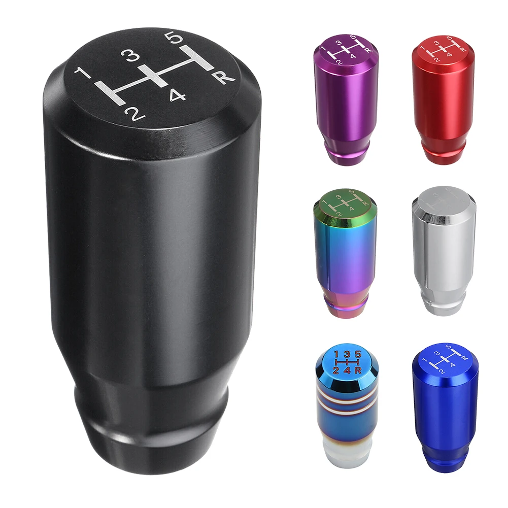 

Universal 5-Speed Aluminum Car Manual Shift Knob Gear Stick Shifter Lever Gear Shift Lever Handle Replacement