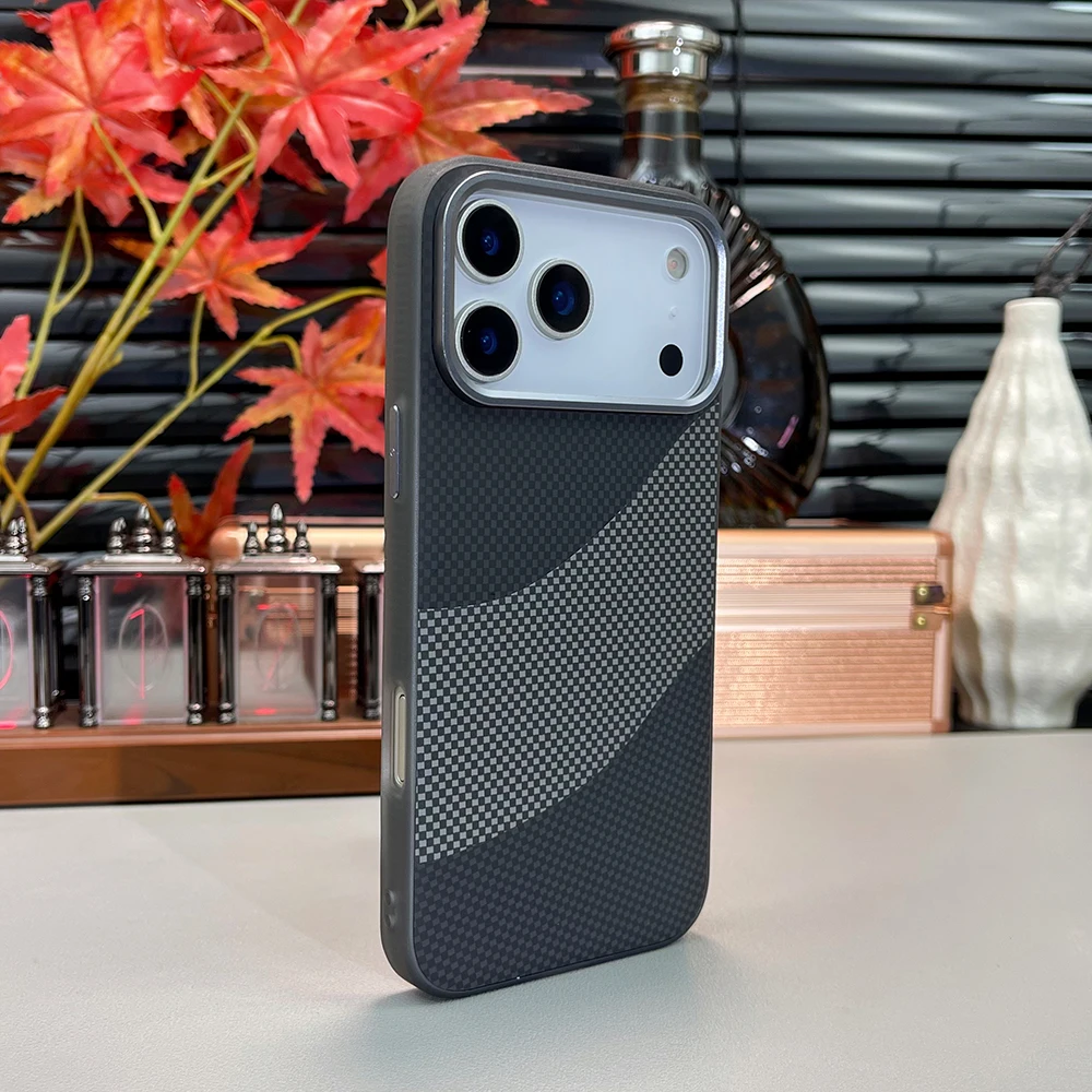 غطاء حماية شفاف من مادة TPU مع إطار عدسة معدني مغن...