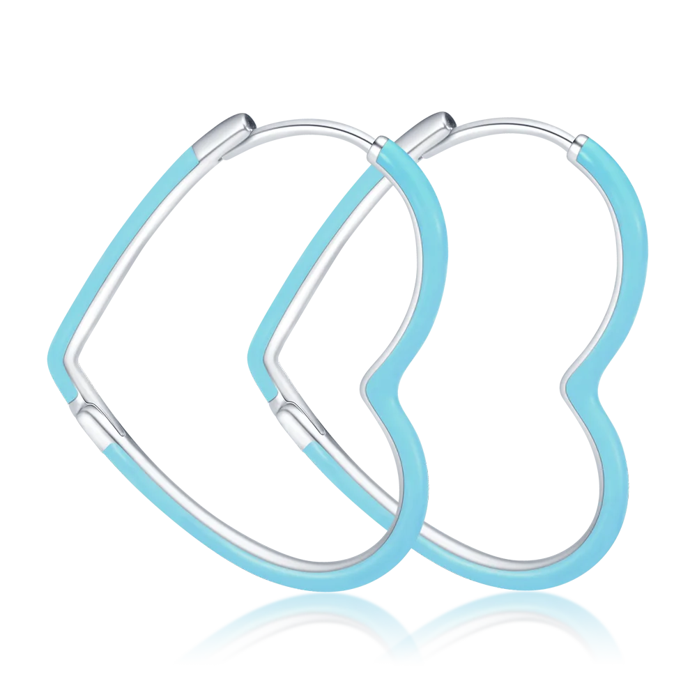 2022 Charm Double Hoop Earrings 925 Silver Fit Original Brand Charms Diy Fine Jewelry Gift For Women Fine Earring Making Gift 