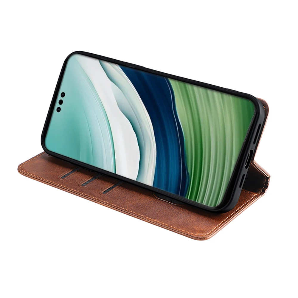Premium Magnetic Wallet Phone Case with Card Slots and Flip Cover - Sleek and Functional