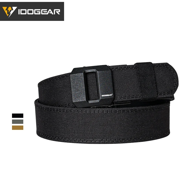 Cintura Tattica IDOGEAR 38 Mm - Per Pistola, Con Fibbia A Cricchetto E Rinforzo Nylon - Foto 3