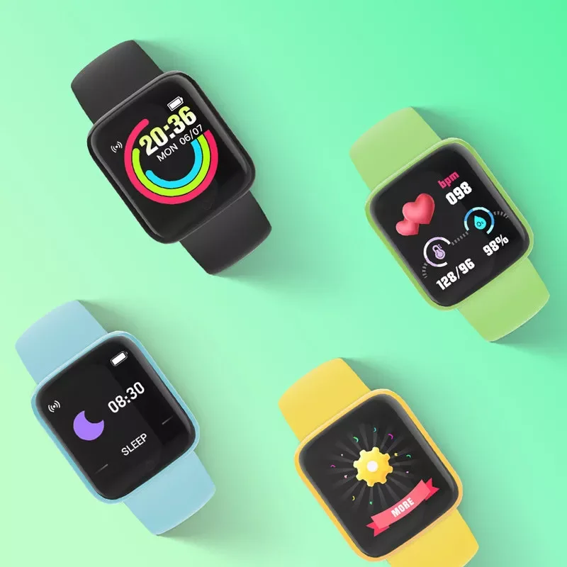 Macaron Y68 Ʈ ġ 8  1.44 ġ ũ   Smartwatch м  Ʈ  Fitpro   