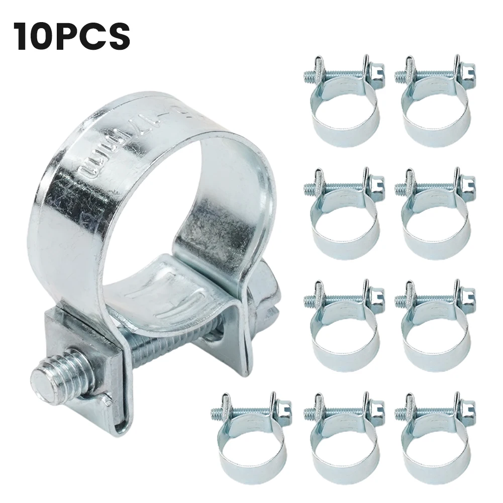 

10pcs Mini Fuel Line Jubilee Hose Clips Clamp Diesel Petrol Pipe Coolant Radiator Air Hose Clamp Diesel Petrol Pipe Clips Parts