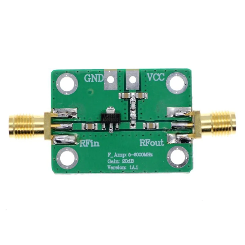 

LNA 5-6000MHz Amplifier Module Gains 20dB RF Wide Band Low Noise Amplifier Board 5M -6GHz
