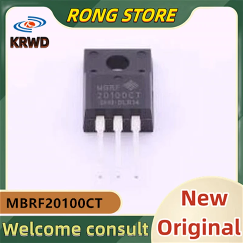 

(10 шт.) MBRF20100CT MBRF20100 TO-220F Новый и оригинальный чип IC