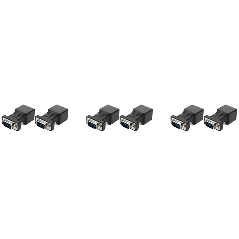 

Сетевой адаптер VGA со штекером на RJ45 CAT5 CAT6, 20 м, 6 шт./упаковка