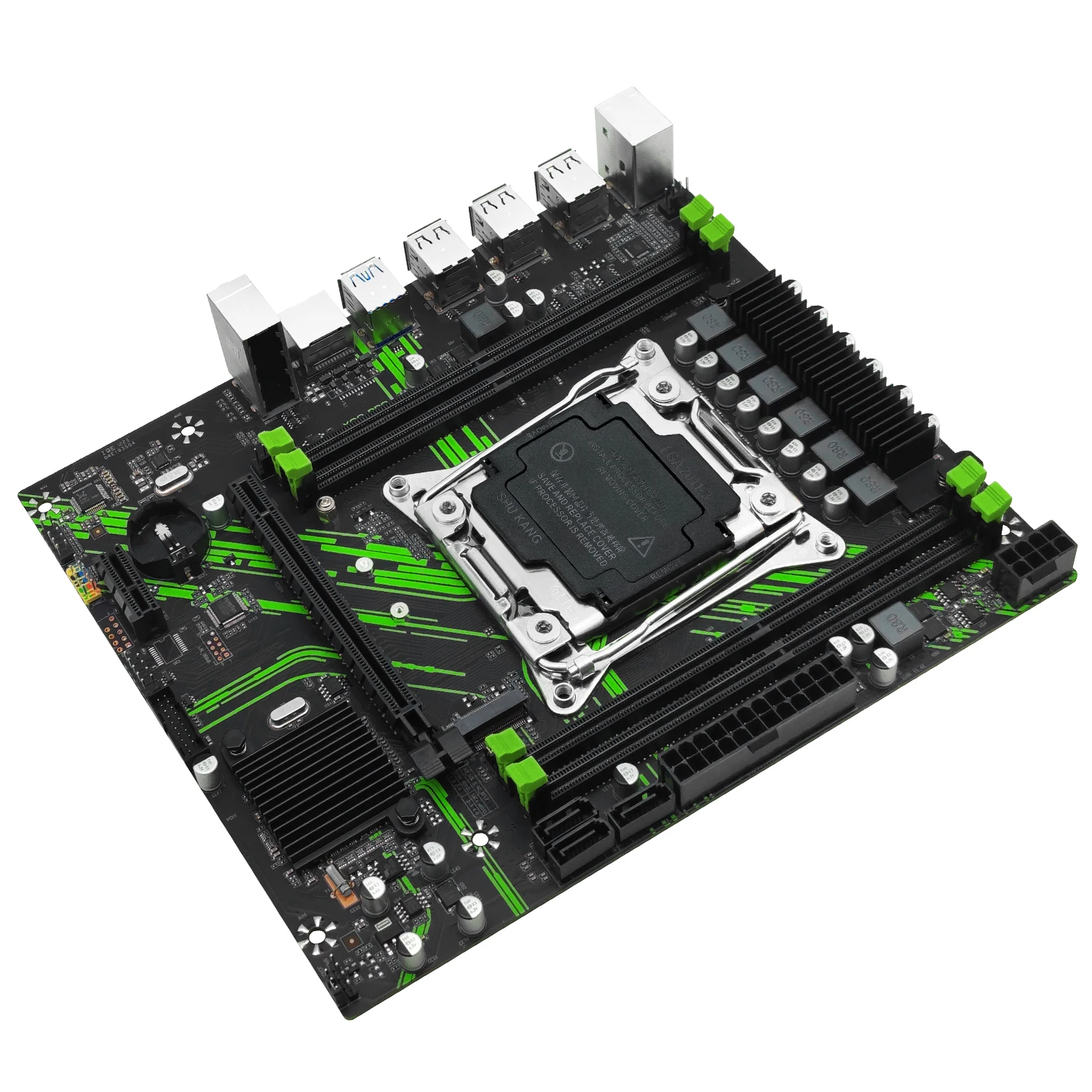 Gépkezelő X99 PR9 X99 Alaplap Alatámaszt LGA 2011-3 Intel xeon E5 V3&V4 CPU DDR4 Kos SATA/NVME M.2 Vájat