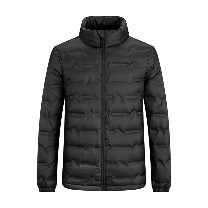 Winter Men Casual Windproof Padded Duck Down Parkas Coat Man Thick Stand Collar Parka Jacket Male Overcoat Outwear Plus Size 6XL