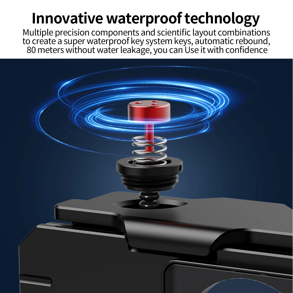 Action 5Pro wasserdichtes Gehäuse, Unterwassertauchen, schützender Aluminiumkäfig, Schnellverschluss-Halterung für DJI OSMO Action 5Pro 4 3 – Detail 7