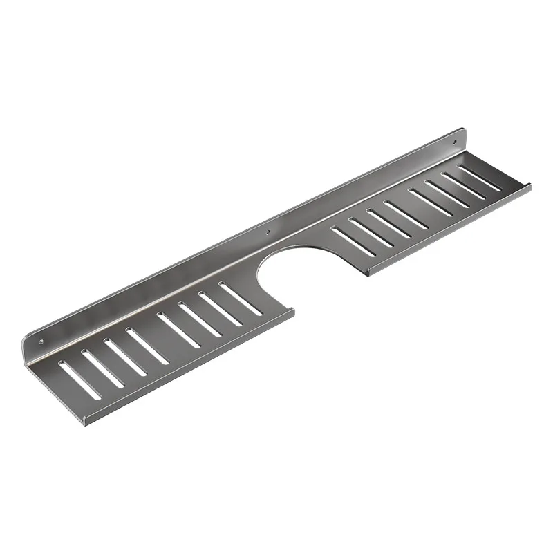 Bathroom U-Shaped Rack Wall Mount Floating Shelf Over Sink Organizer Wash Basin Groove Rack Punch-Free Storage Accessories 5