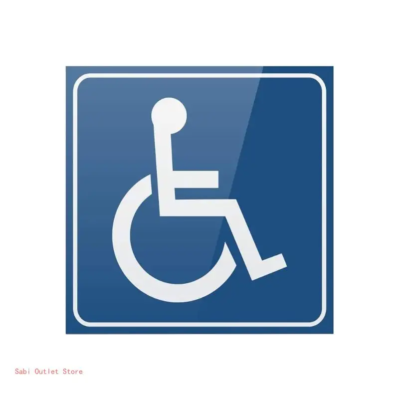 6 Sheets Adesivo Per Sedia Rotelle Decalcomanie Adesivi Handicap