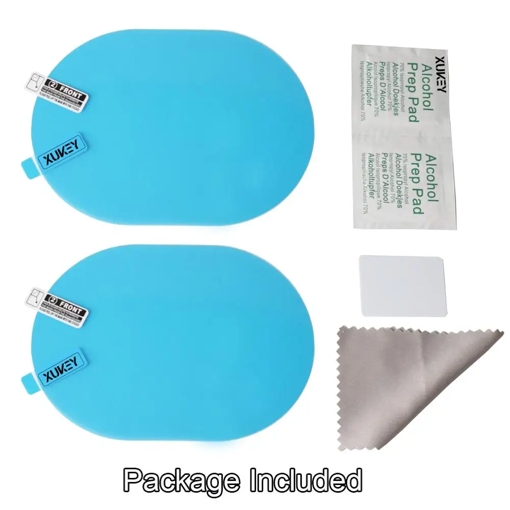 Rearview Mirror Rearview Mirror Protector Universal Car Side Interior Rearview Mirror Anti-Glare Film Rainproof Wing Rear View Glass Protective Sticker Auto Accessories
