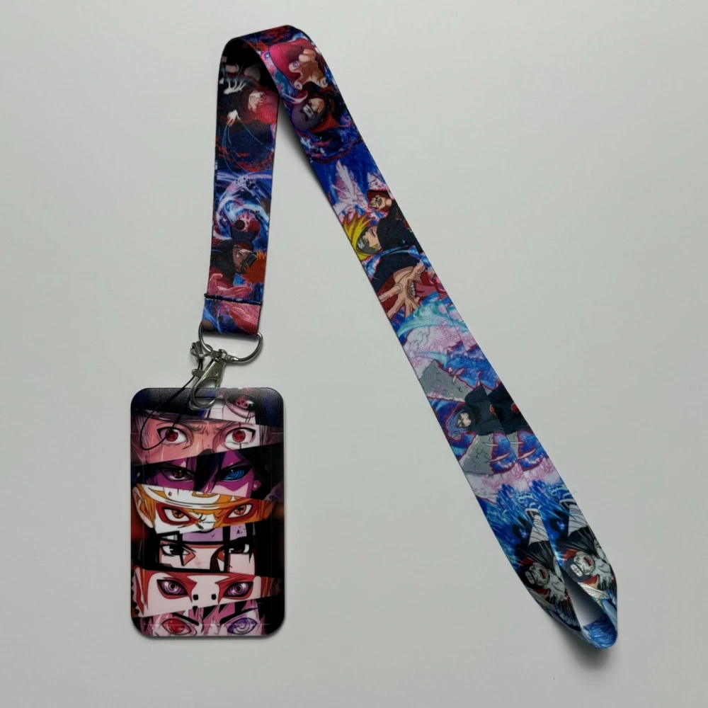 Großhandel Anime Kreditkarte Haut Lanyards Schlüssel Neck Strap Karte Abzeichen Schlüsselanhänger Lanyard Schlüsselhalter DIY Hängen Seil Schlüsselanhänger – Detail 12