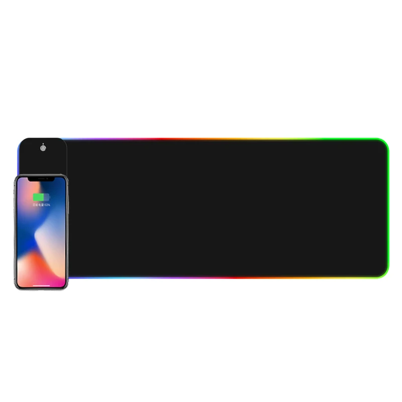 

RGB 15W wireless charging waterproof gaming mouse palm pad suitable for mixed color USB interface mouse keyboard earphone palm