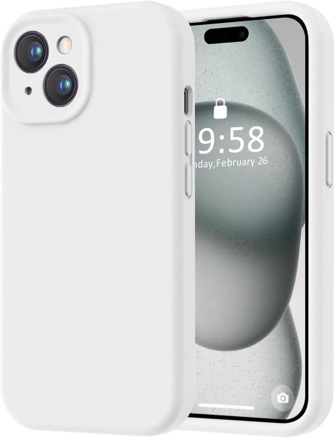 Premium Full Body Protective Phone Case - Liquid Silicone with Soft Microfiber Lining and Shockproof Design