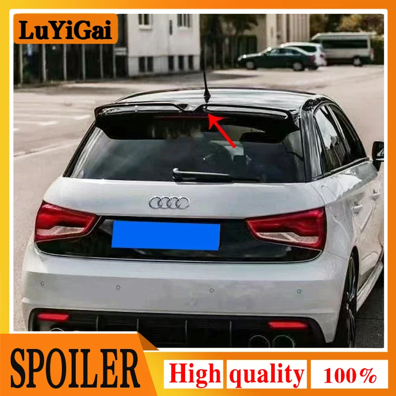 

For Audi A1 R18 2010-2014 High Quality Carbon Fiber Rear Boot Wing Spoiler Rear Roof Spoiler Wing Trunk Lip Boot Cover