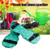 Lawn Aerator Spikes Shoes Garden Grass Cultivator Nail Shoe Loose Soil Spiked Sandals with 5 Adjustable Straps for All Size Shoe 2