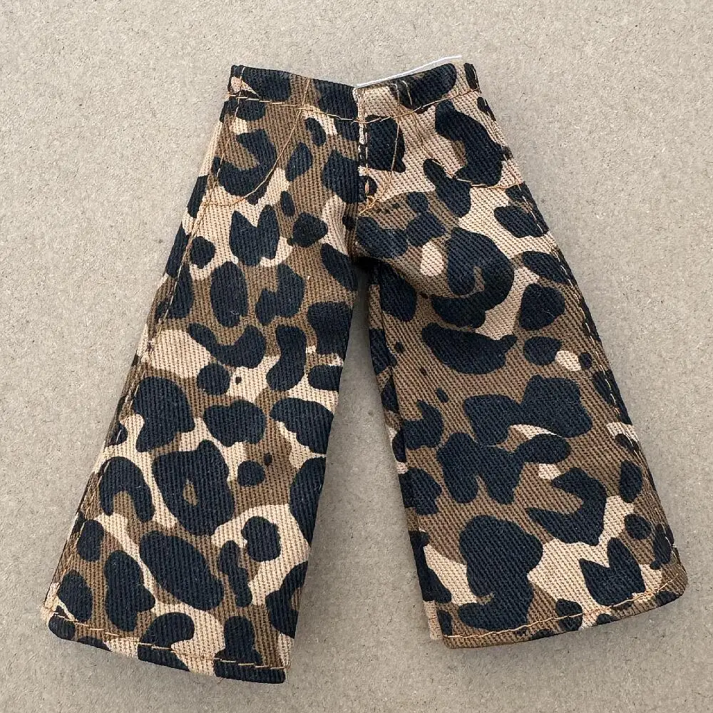 Handmade Vintage Hip-Pop Doll Trousers - DIY Accessory