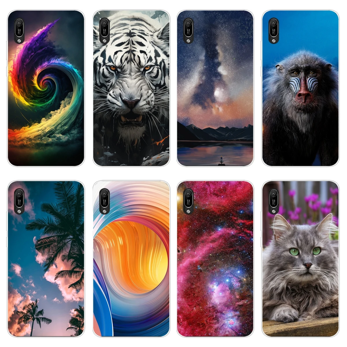 Huawei Y6 Pro 2019 Custodia Huawei Y6 2019 Custodia Morbida In Silicone Tpu Cover Per Y6 2019 Mrd-Lx1 Mrd-Lx1F Y 6 Pro Y6Prime Case