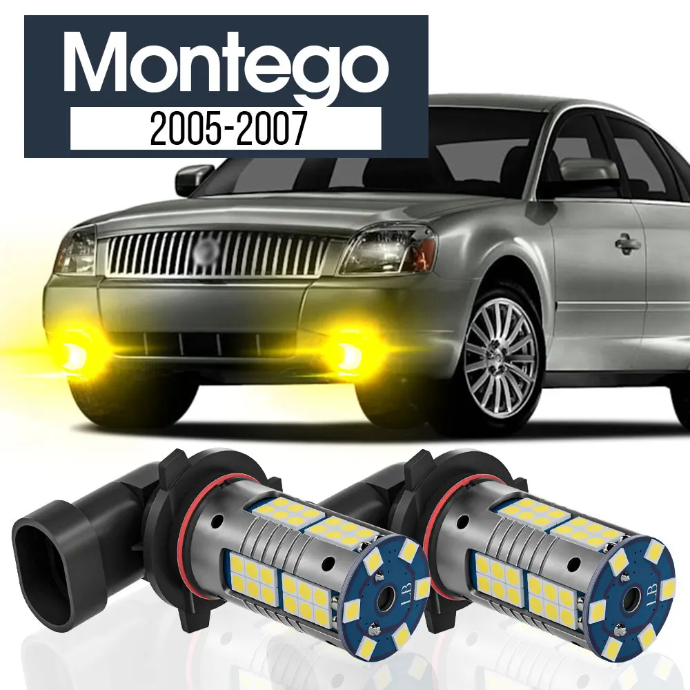 

2pcs LED Fog Light Lamp Blub Canbus Accessories For Mercury Montego 2005 2006 2007