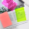 KindFuny 210pcs Transparent Sticky Notes Posted It Memo Pad Scrapes Stickers Waterproof Clear Notepad School Stationery 6