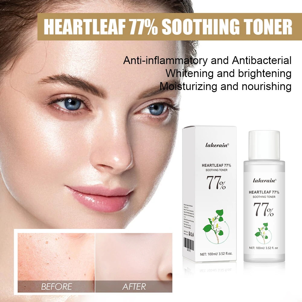 

Heartleaf Facial Toner Skin Moisturizing Refresh Claming Skin Serum Repair Skin care Products Houttuynia Cordata Extract