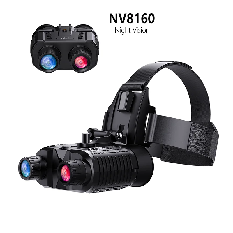 NV8160 Head Mounted Infrared Night Vision Binoculars Telescope 8X Digital Zoom B