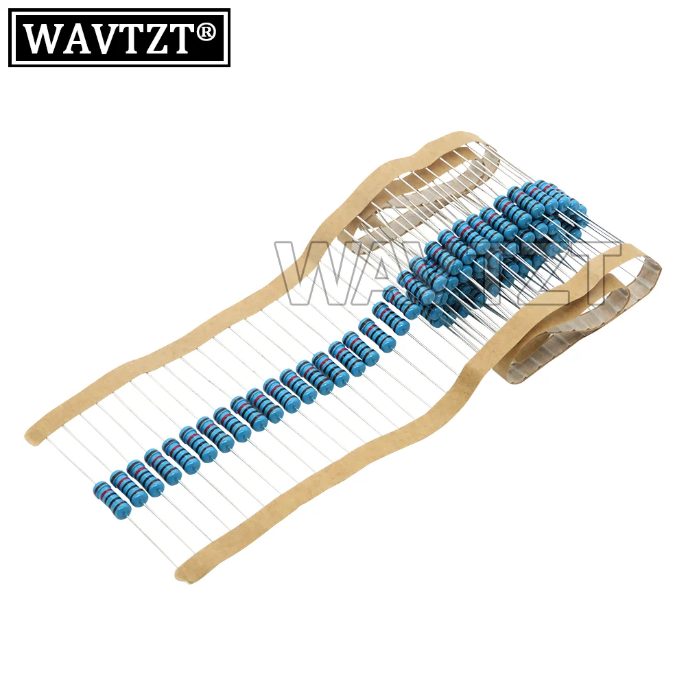 20 Pz 1W Resistore A Film Metallico 10R 22R 47R 100R 330R 470R 1K 4.7K 10K 22K 47K 100K 330K 470K 1 2 10 22 47 100 330 Ohm 1% 1R ~ 1M