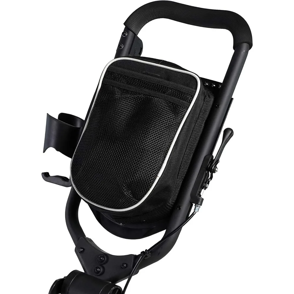 Golf Push Cart Lightweight and Folding Golf Cart Adjustable Bag Stand Putter Cover Supplies Trolley Sports
