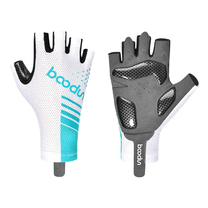 2024 UAE Team Cycling Gloves Half Finger Men Women Road Bike Gloves Running Fitness Gym Riding Bicycle Gloves 2101249 4
