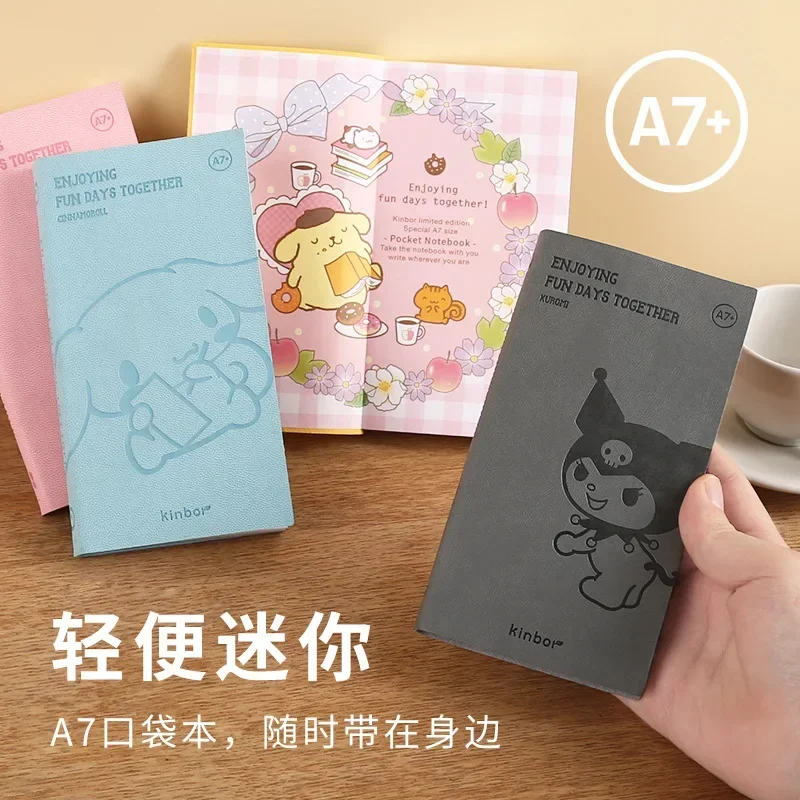 

Sanrioed Kawaii Anime Cartoon series Cinnamoroll Pudding dog Kuromi My melody Cute pink girly portable notebook student notepad