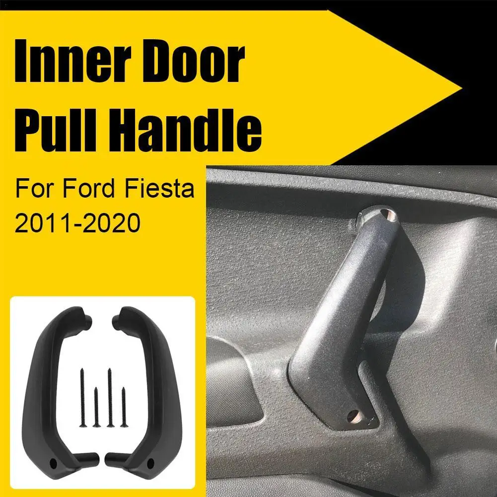 

Для внутренней двери Ford, натяжные ручки для 11-20 Fiesta D2BB-A23942-CA35B8 черный левый и правый пластиковые аксессуары