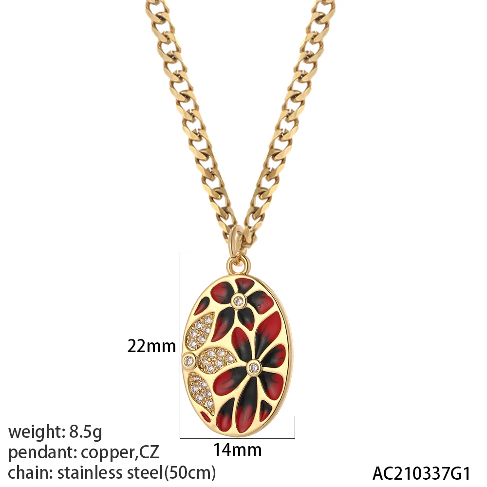 Süße Herz Donut Halskette für Frau Boho Mond Kragen böse blaue Auge Gold Farbe Edelstahl lange Kette neu in Schlangen halsbänder – Detail 18