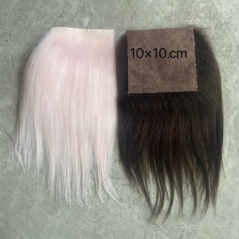 Sheepskin Wool Mongolia Fur Fabric for toys Hair Row Curly Hair Extensions BJD SD Blyth Dolls Wigs Accessories