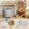 Bread Maker Machine 13-in-1 Bread Machine, Dough Maker, Auto Nut Dispenser & Ceramic Pan, 2LB and 3 Loaf Sizes & 3 Crust 6