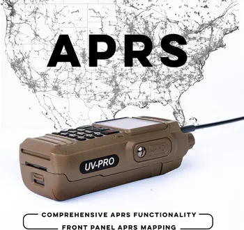 IP67 Dual Band VHF/UHF Two-Way Radio - APRS, Bluetooth, GPS, Text Messaging, Aviation Band Scanner, NOAA Alerts, USB-C 6