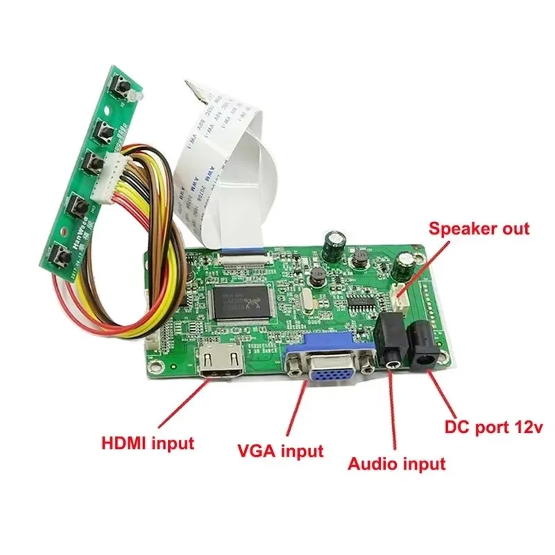 B156HTN03.5 B156HTN03.6 B156HTN03.8 HDMI+VGA LCD LED 스크린 컨트롤러 보드 드라이버 30핀 패널용 새 EDP 키트