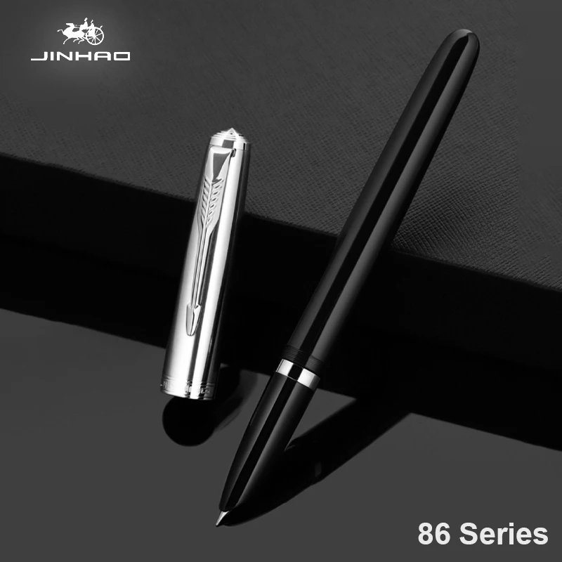 Jinhao 86 pluma tilográfica Retro clásica, Clip de flecha plateada de