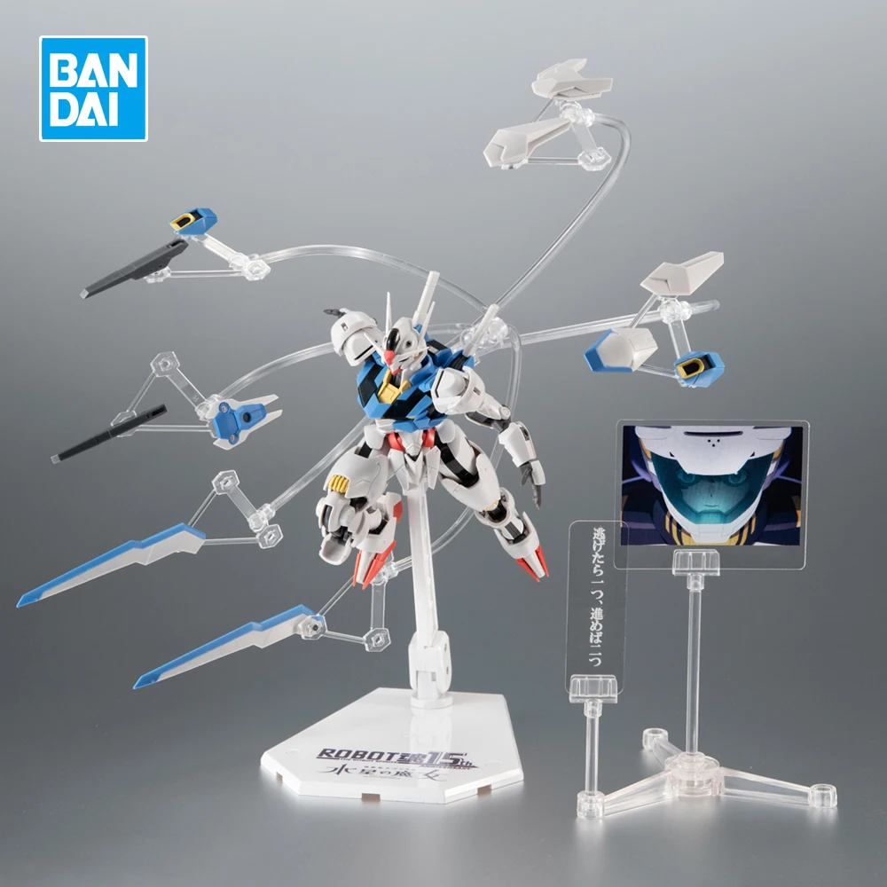 

BANDAI ROBOT SPIRITS 15th ANNIVERSARY XVX-016 GUNDAM AERIAL Figuration Metal Action Toy Figures Anime Gift