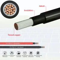 Câble d'extension de panneau solaire, câble de panneau solaire 16/14/12 10AWG avec connecteurs étanches femelle et mâle pour camping-car, systèmes PV 3