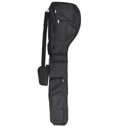Compact Foldable Golf Sunday Bag - Mini Travel Practice Case (Black)