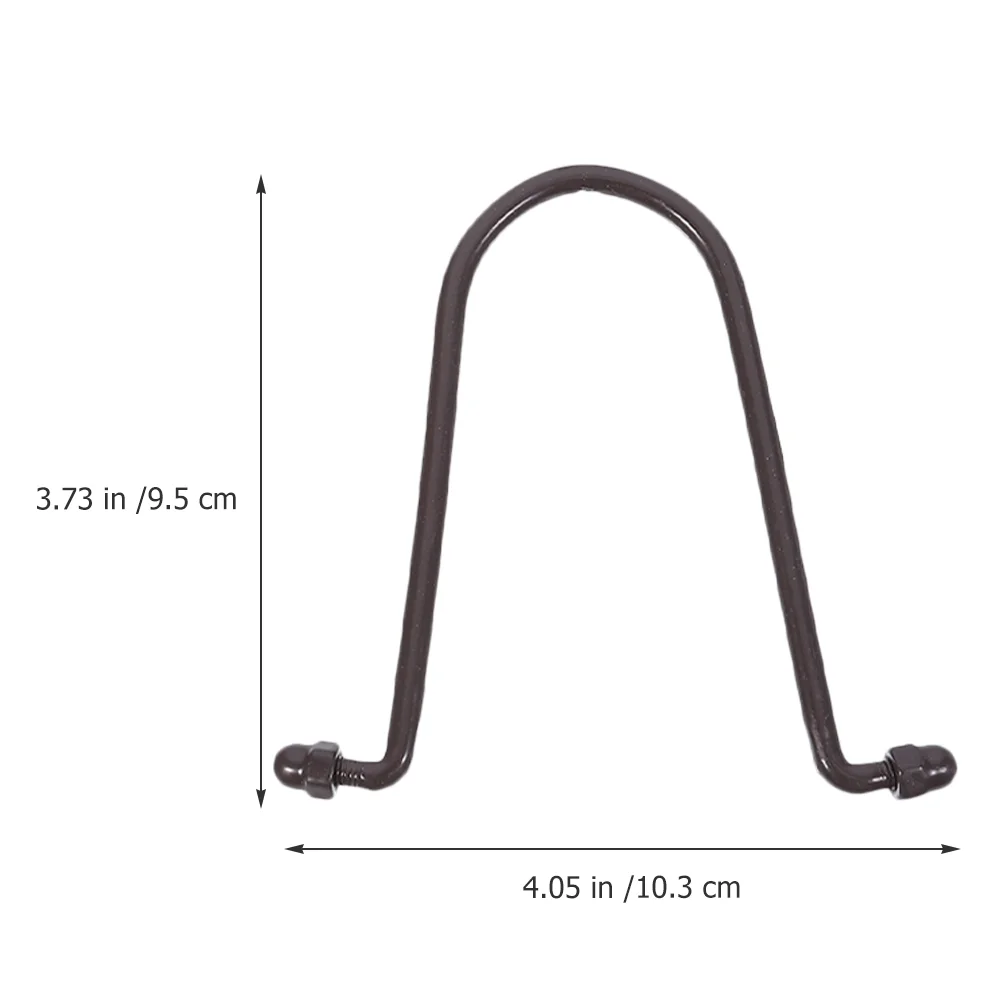 4 Pcs Rain Chain Hook Hooks Accessories Garden Hangers for Gutter Iron Parts Downspout