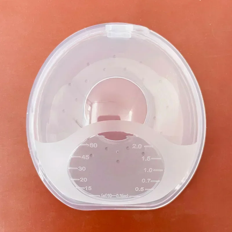 Silicone Mother's Milk Collector With Scale Wearable Anti Spill Breast Pads Nipple Pain Protector Maternity Breastfeeding 3