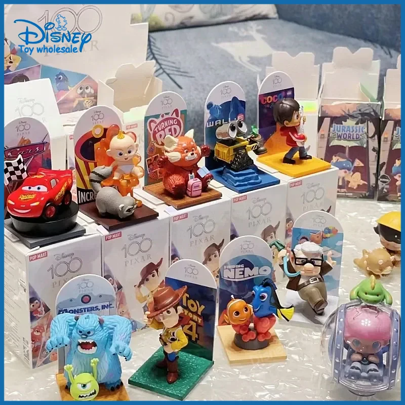 2023 New Anime Disney Blind Box Anniversary Pixar Collection Mystery Box Trendy Creative Desktop Decoration Birthday Child Gift