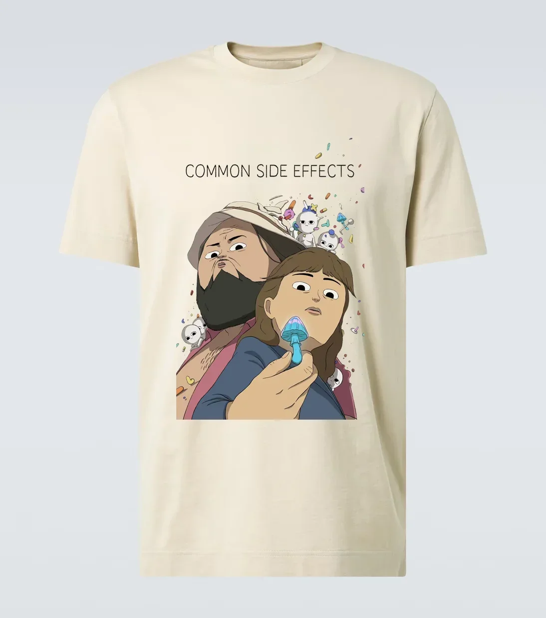 American Hot Anime Common Side Effects Marshall Short-sleeved T-shirt Cotton Summer Printed Men Women T-shirt